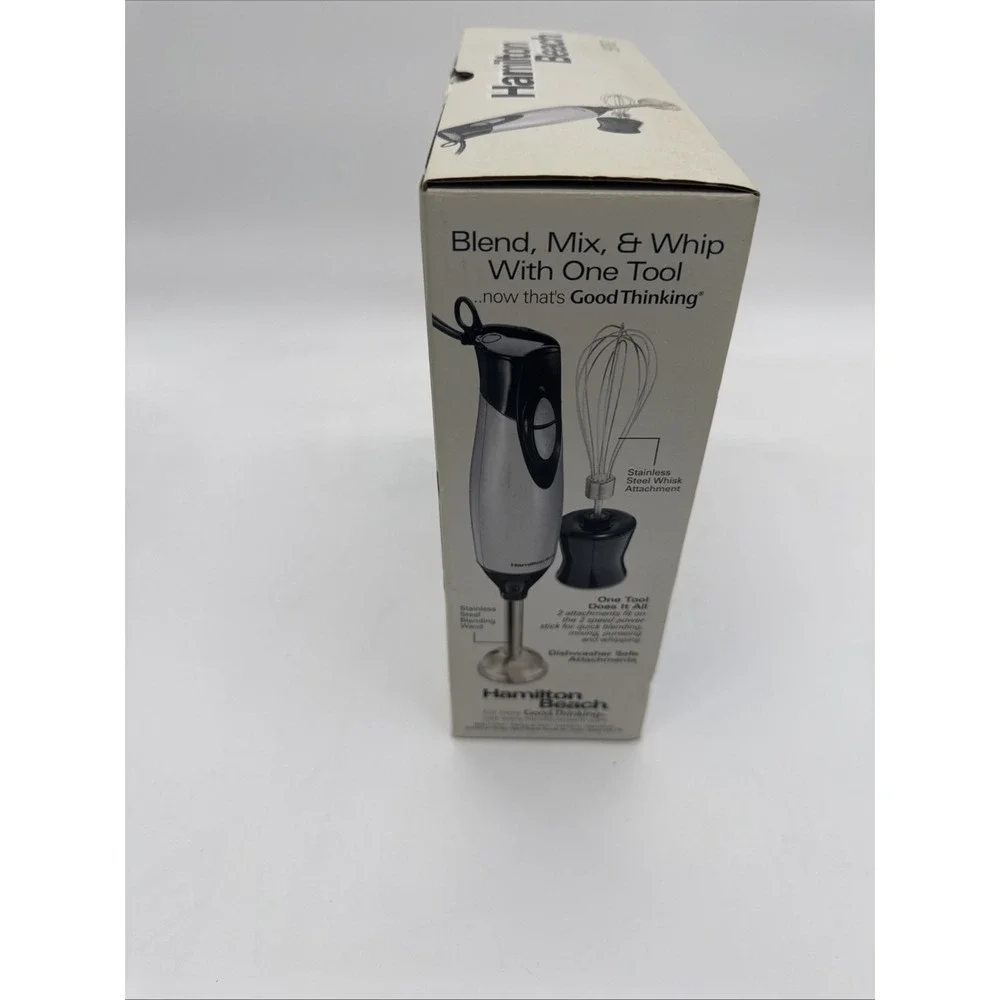 Hamilton Beach 2-Speed Hand Immersion Blender Model 59762 - NEW